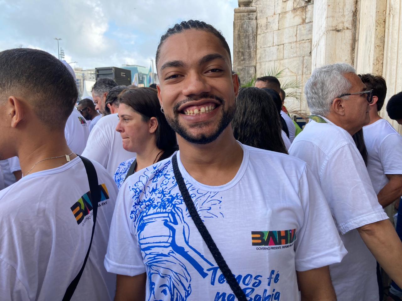 Nivaldo Millet destaca ações para conscientização da juventude no cortejo do Bonfimv