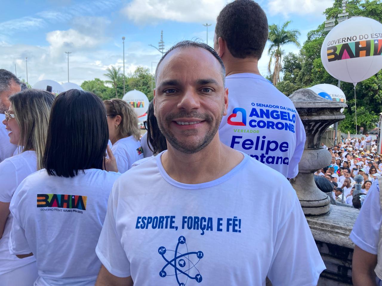 Secretário Augusto Vasconcelos acompanha cortejo do Bonfim e destaca atuação da Setre em defesa do trabalho e do esporte na Bahia