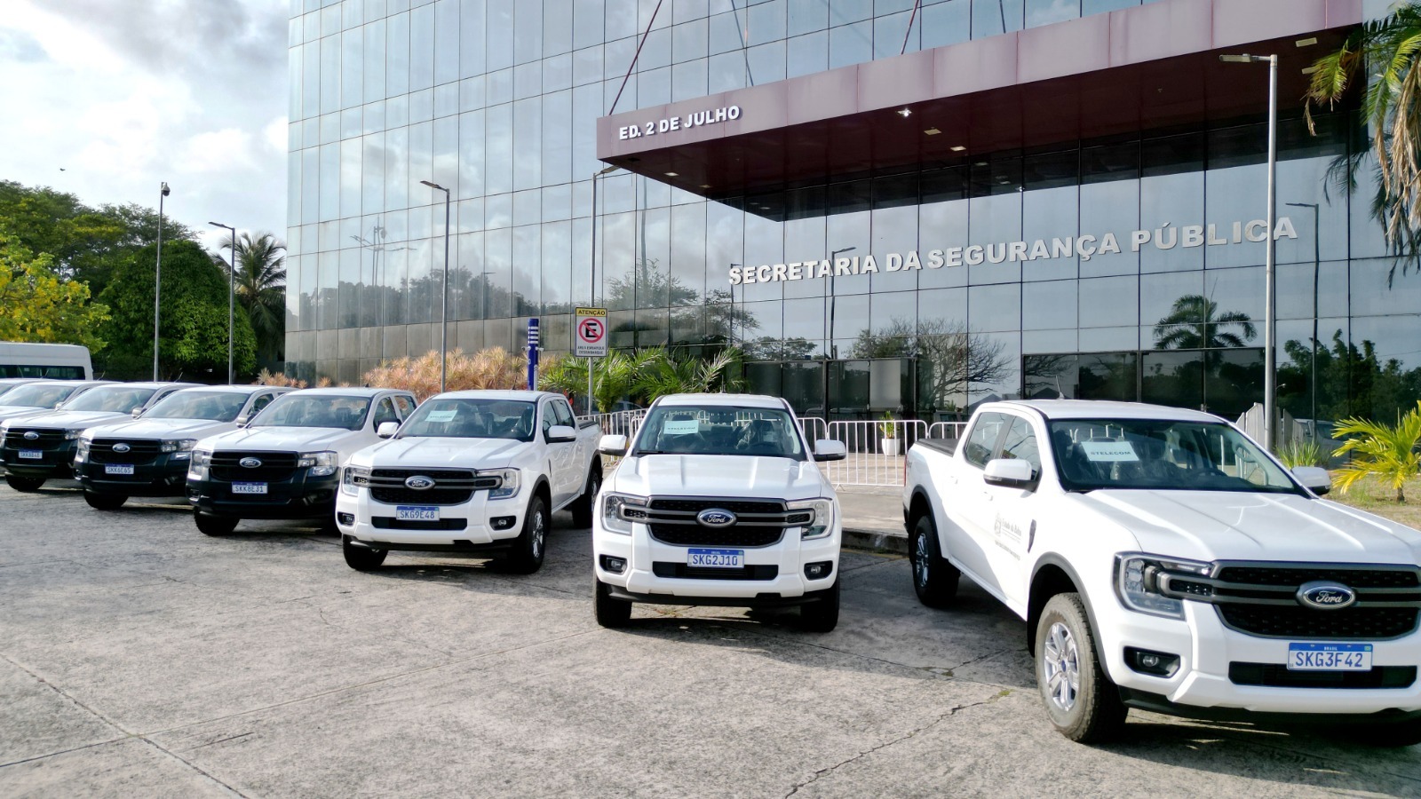Governo do Estado entrega novas viaturas como parte dos investimentos em Segurança Pública